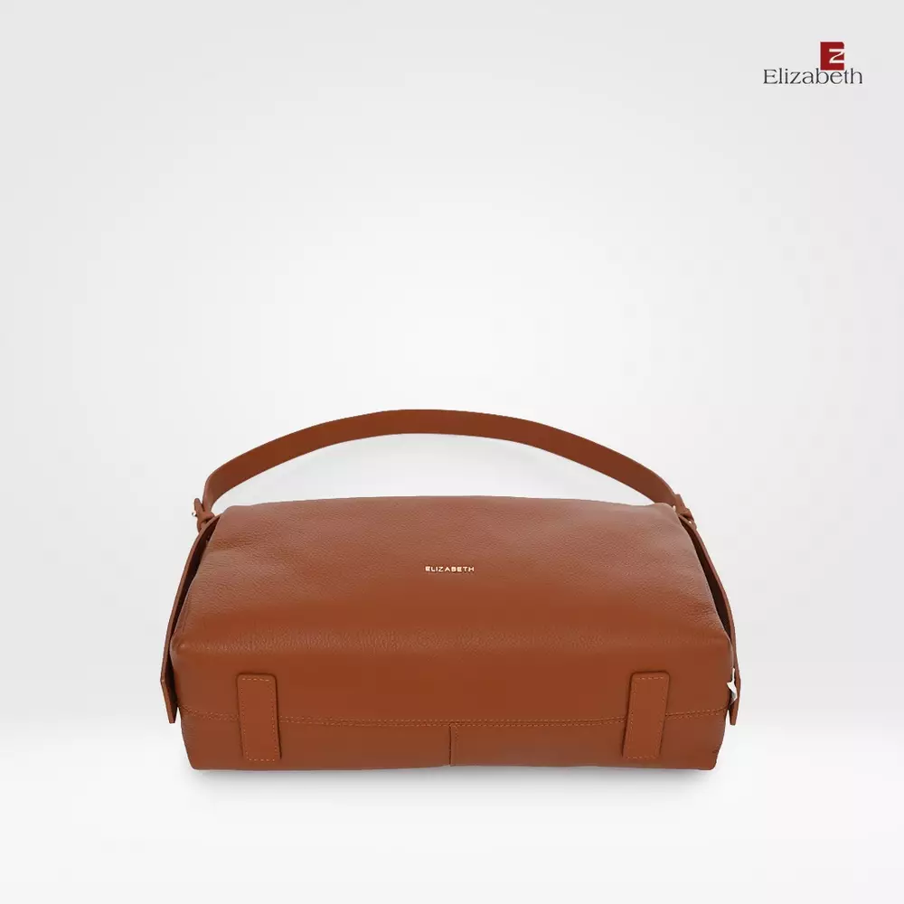 Tas Elizabeth Genuine Leather Shoulder Bag 0720-0531 Orange