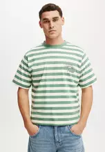 Faded Teal/Further Future Stripe