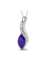 Purple White Gold