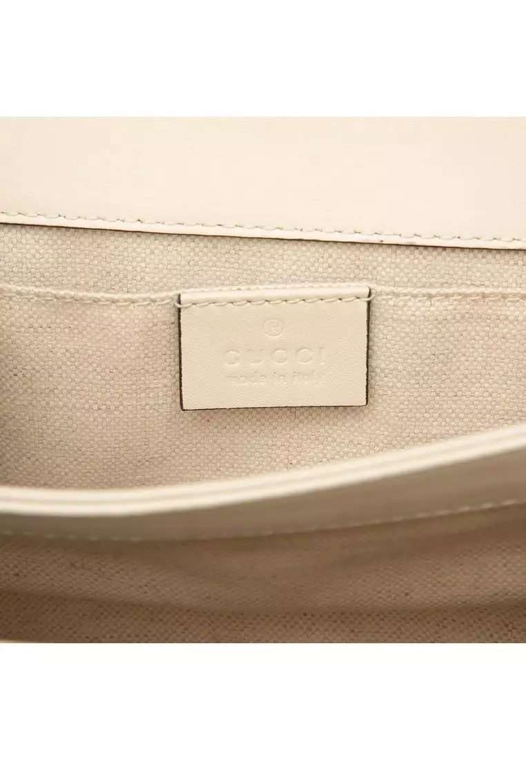 Pre-Loved Gucci Mini Calfskin Bamboo Dionysus Web Satchel