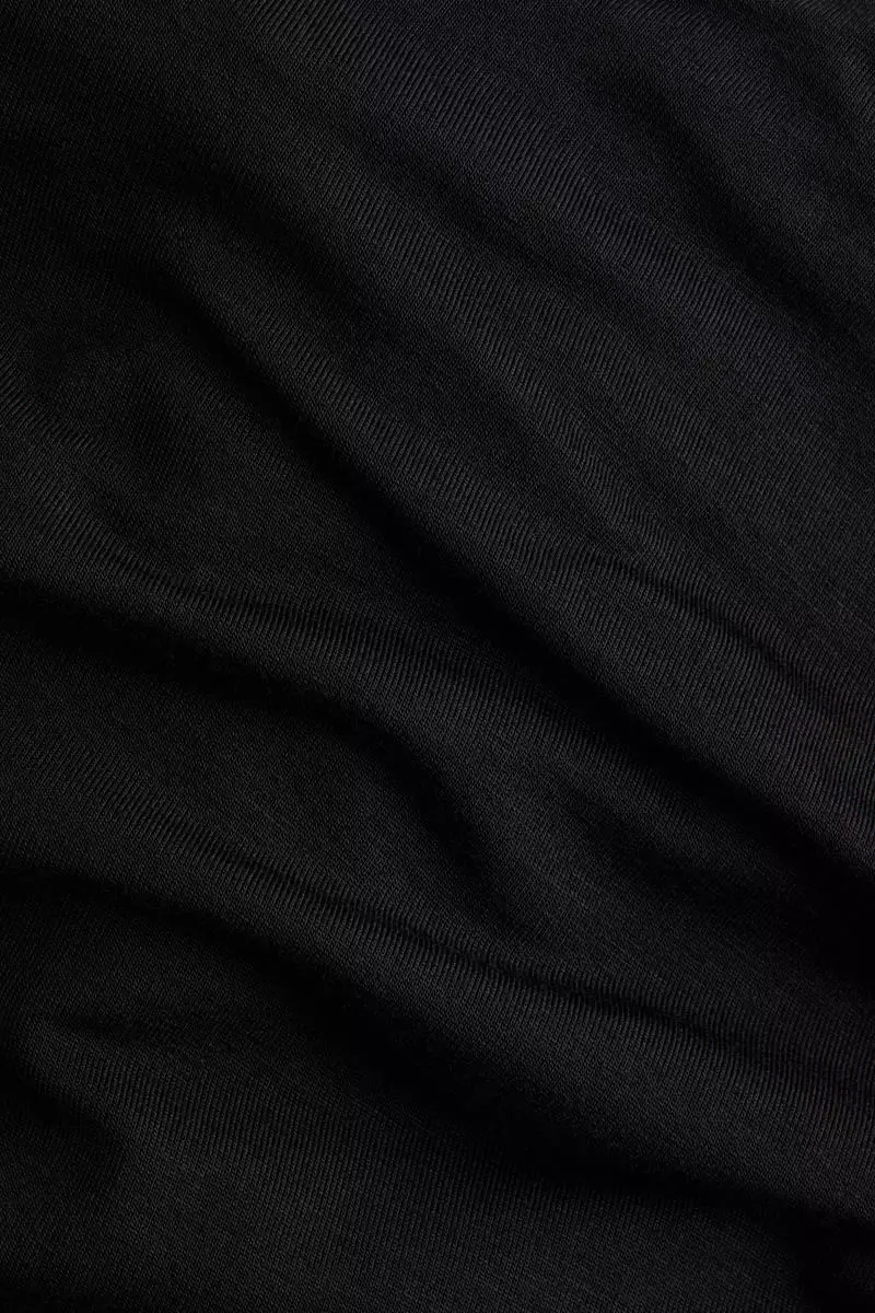 Draped scarf-detail top