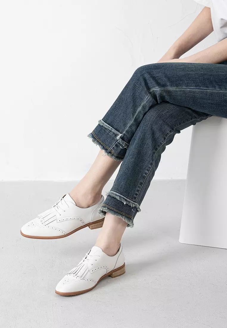 Brogue Leather Tassel Derbys TH926-3