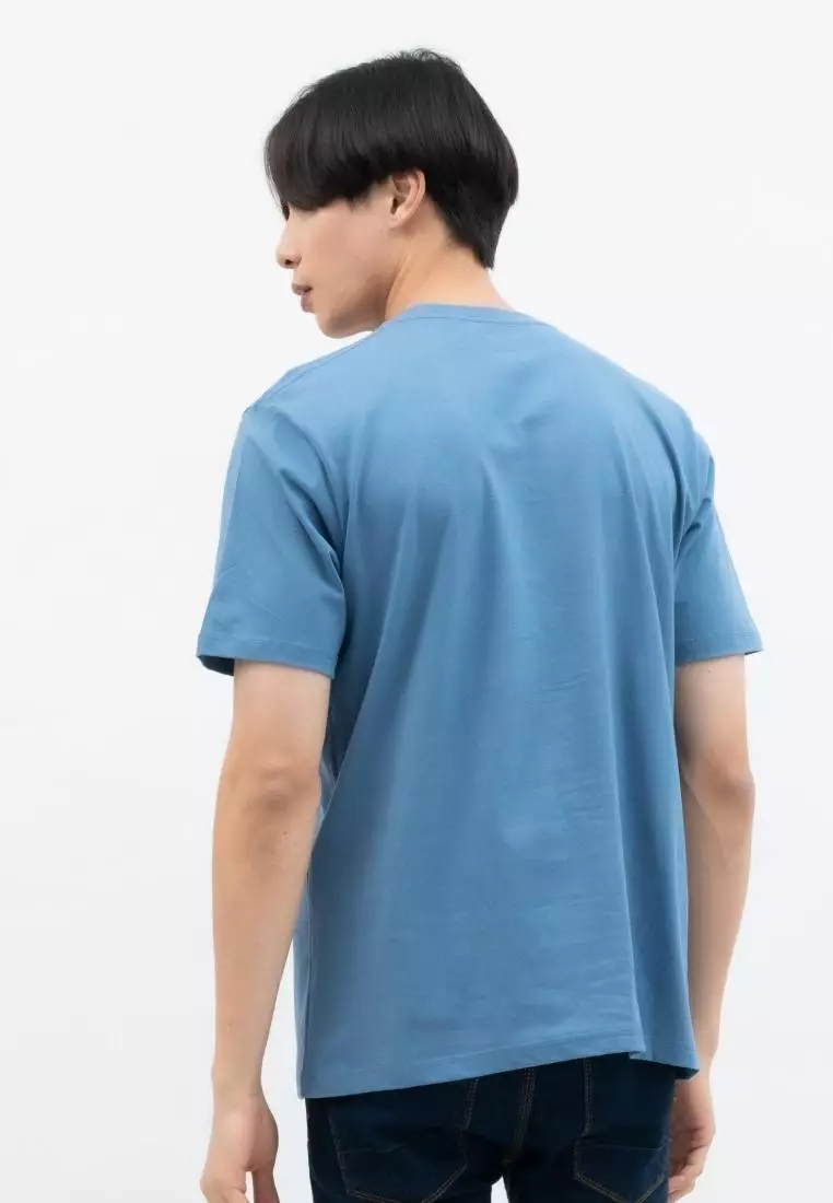 Houseofcuff T-shirt Kaos Polos Pendek Steel Blue Tersedia Size S - 4XL