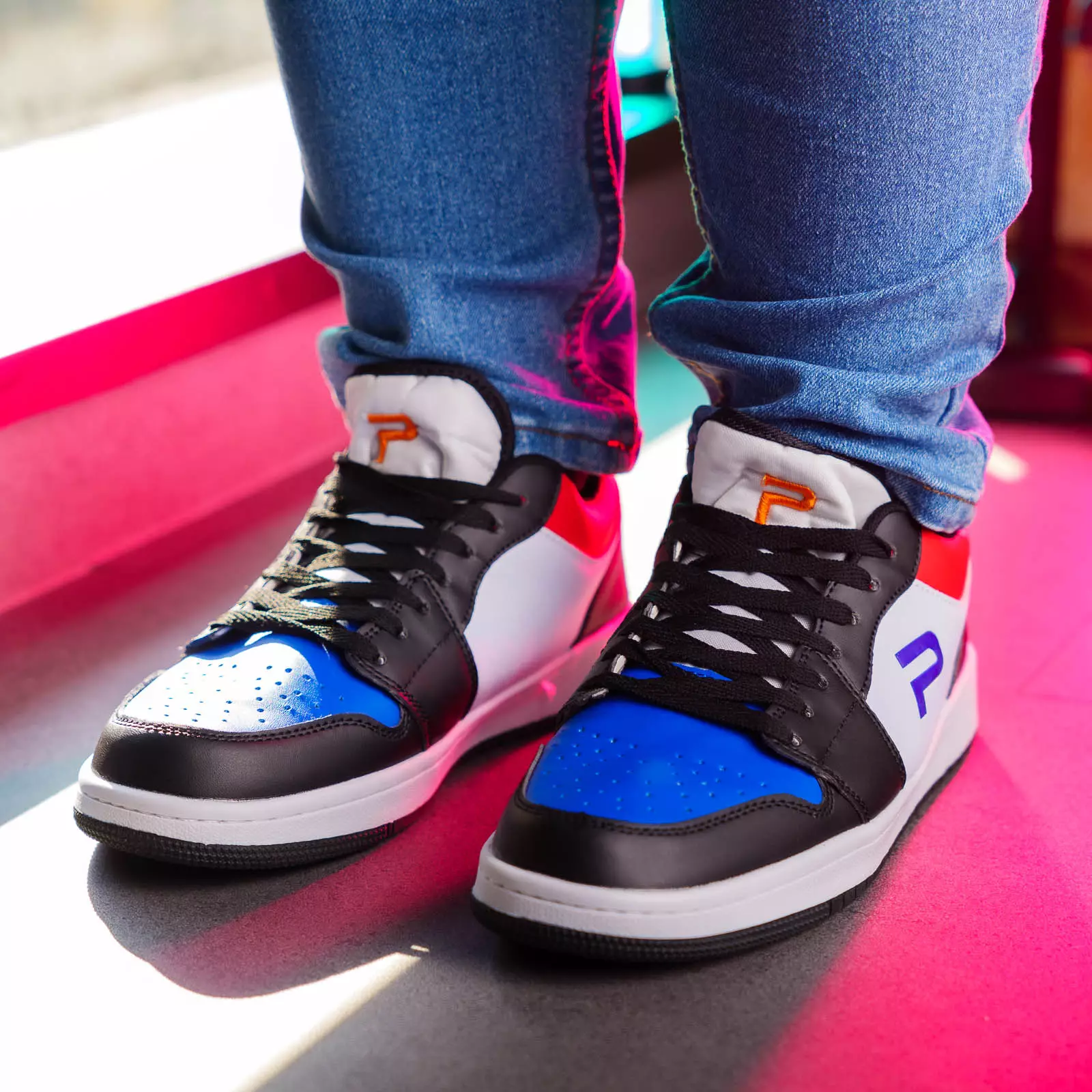 PAULMAY - Sepatu Sneakers Pria Boston - Black Blue