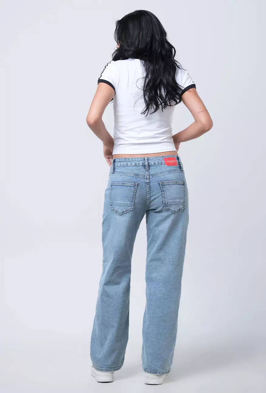 Celana Jeans Wanita Ruby Light Blue