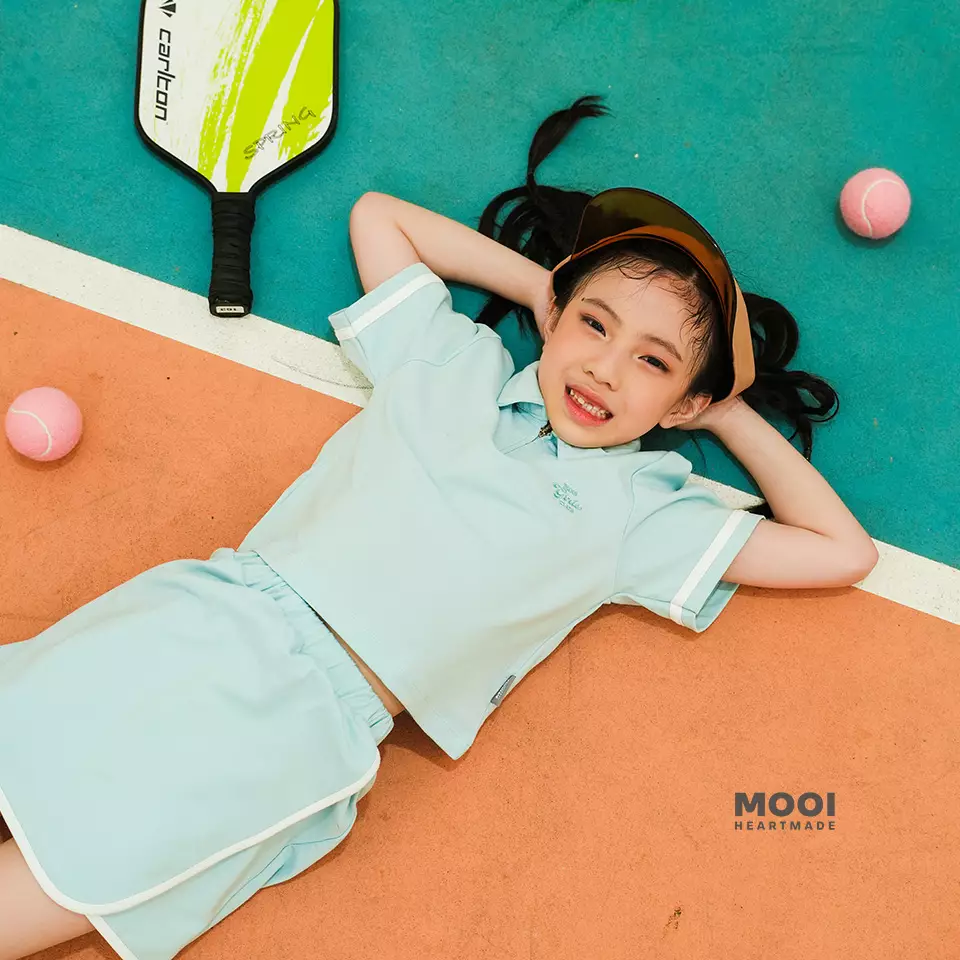 Mooi Atasan Anak Perempuan Adele Top - Pink Rose