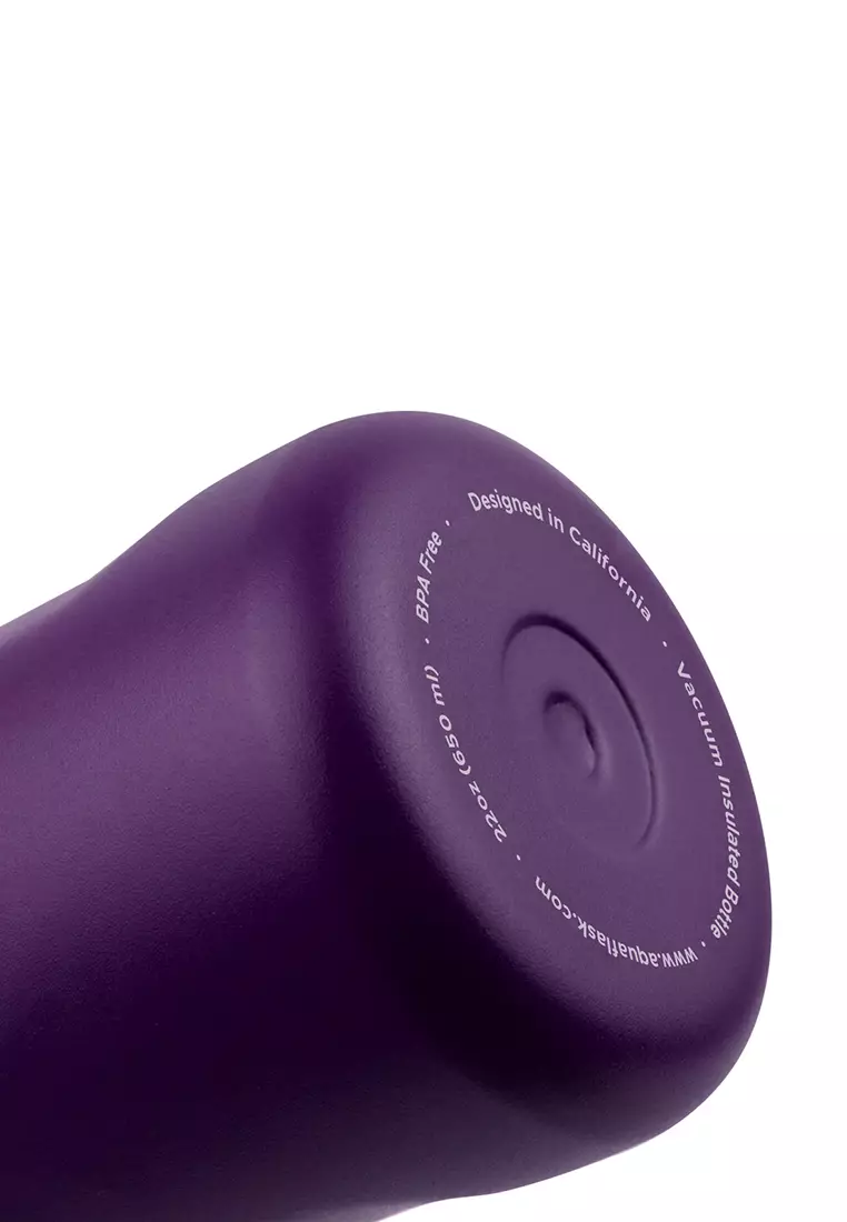 22oz Amethyst New Sports Lid Bottle Wide Mouth Vacuum Insulated Stainless Steel Drinking Water Bottle