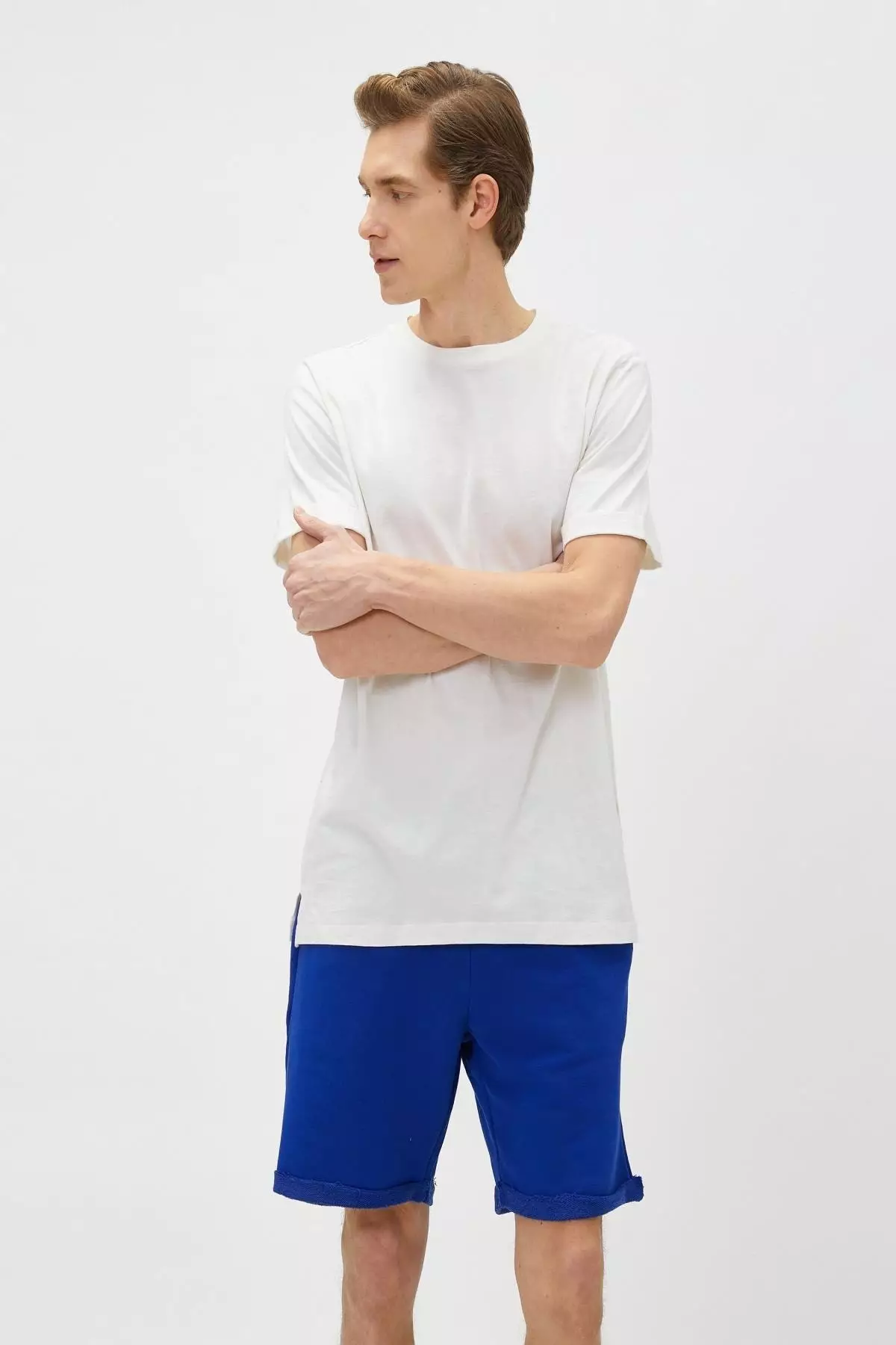 Koton Jungen Shorts Mit Drawstring - Baumwolle Marine Streifen 11/12 Years