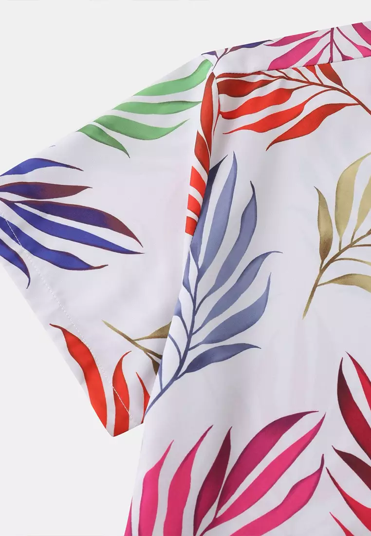 Hawaiian Print Short Sleeve Shirt YL-C303