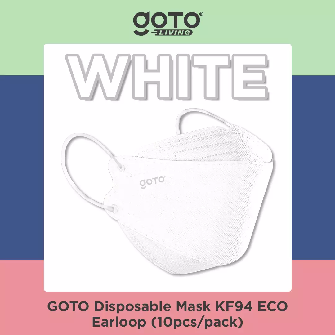 Jual Goto Living Goto Eco Masker KF94 Earloop Face Mask Kesehatan KF94