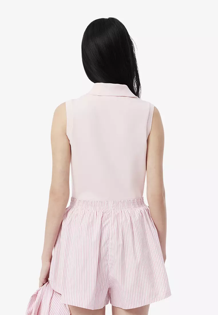 Slim Fit L.12.D Sleeveless Stretch Polo Shirt