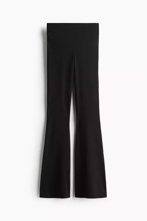 Flared interlock leggings