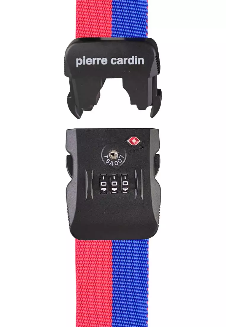 Pierre Cardin Strap Koper Travel Strap to Secure Luggage Tali Pengaman Sabuk Koper TSA