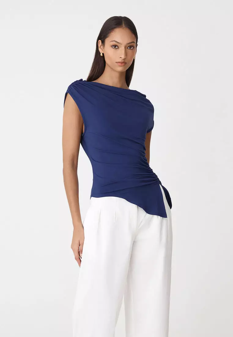 Keeley Bamboo Split Hem Top