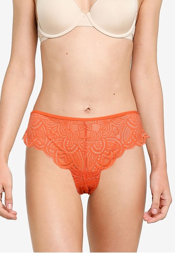 Old Navy orange Olx Lace Cheeky Thong 779FEUSAED49EEGS_1
