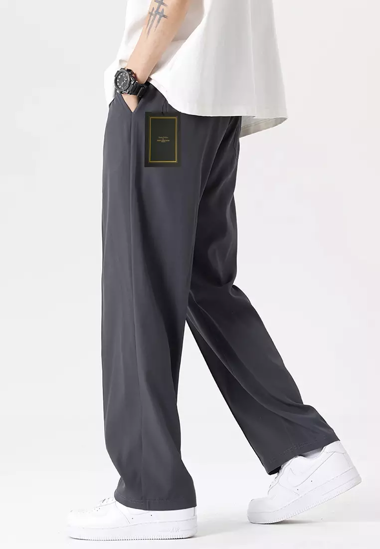Thin Ice Silk Feeling Straight Pants AC-CK162