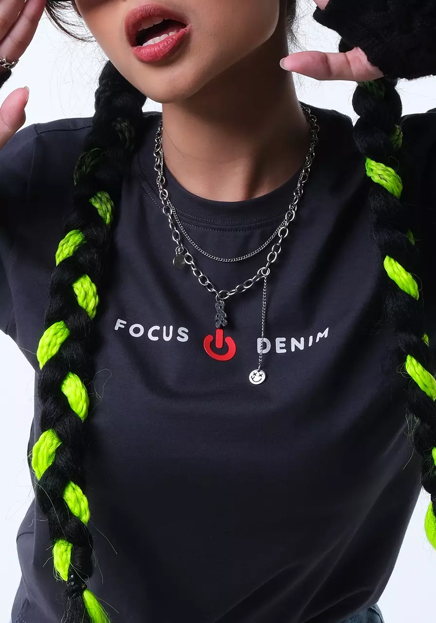 Kaos Wanita Fitted Lifa Grey