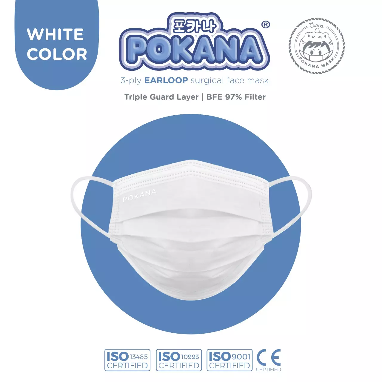 masker pokana 3 ply