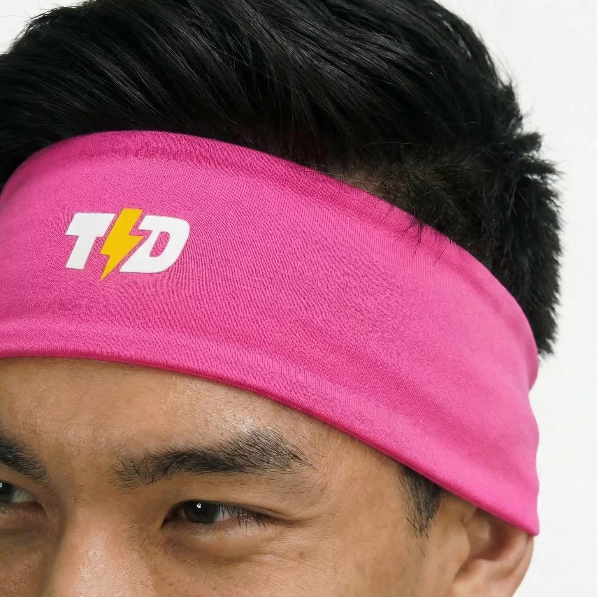TDACTIVE TDBOLT Headband 4way stretch super absorband anti odor - pink ABA32