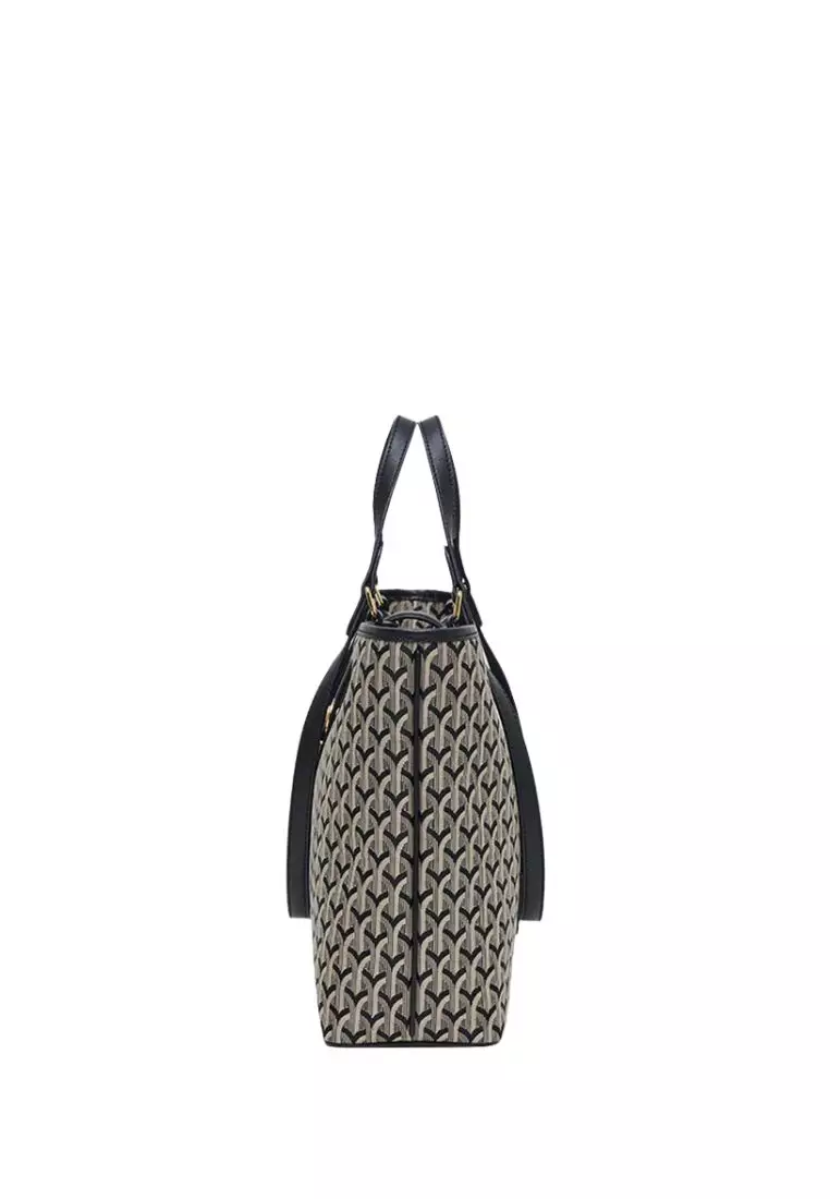 Wanda Shopper Jacquard Black