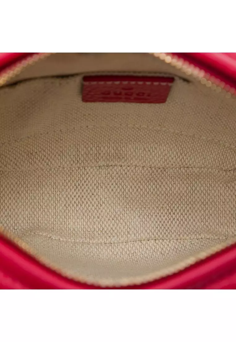 Pre-Loved Gucci Mini Pebbled Calfskin Soho Chain Crossbody