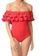 LYCKA red LWD7173-European Style Lady Swimsuit-Red 4C0ABUS392F774GS_1