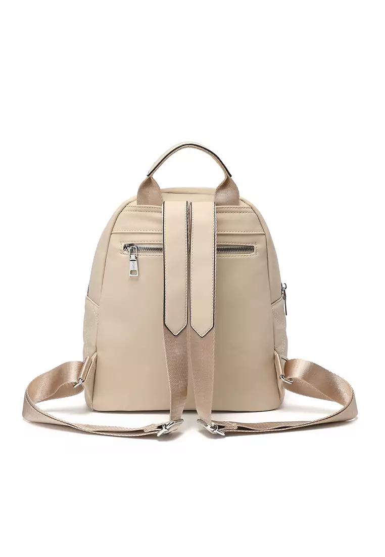 GYKACO MISHA Beige - Tas Ransel Wanita - Fashion Backpack (IMPORT)