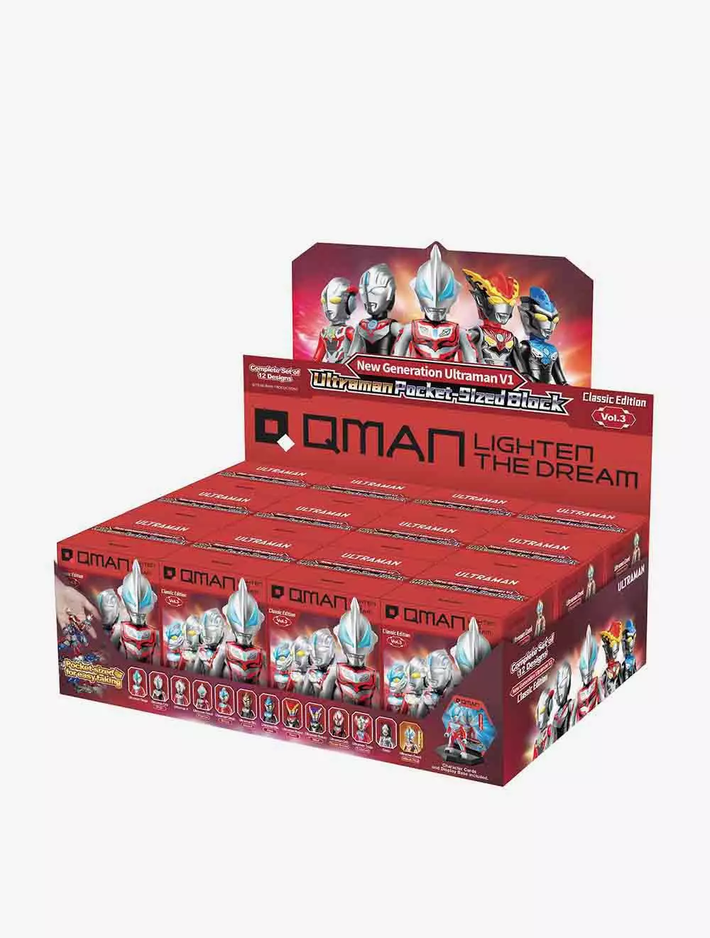 QMAN ULTRAMAN CLASSIC VOLUME 3 NEW GENERATION - QMN75015 - Multicolor