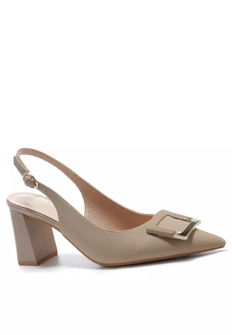 Discount on Twenty Eight Shoes  shoes - SKU: 7CM Buckle Slingback Strap High Heel BY873-3120