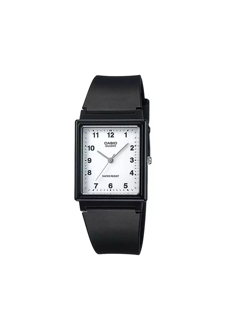 Men's Analog MQ-38-7A Black Resin Band Casual Watch