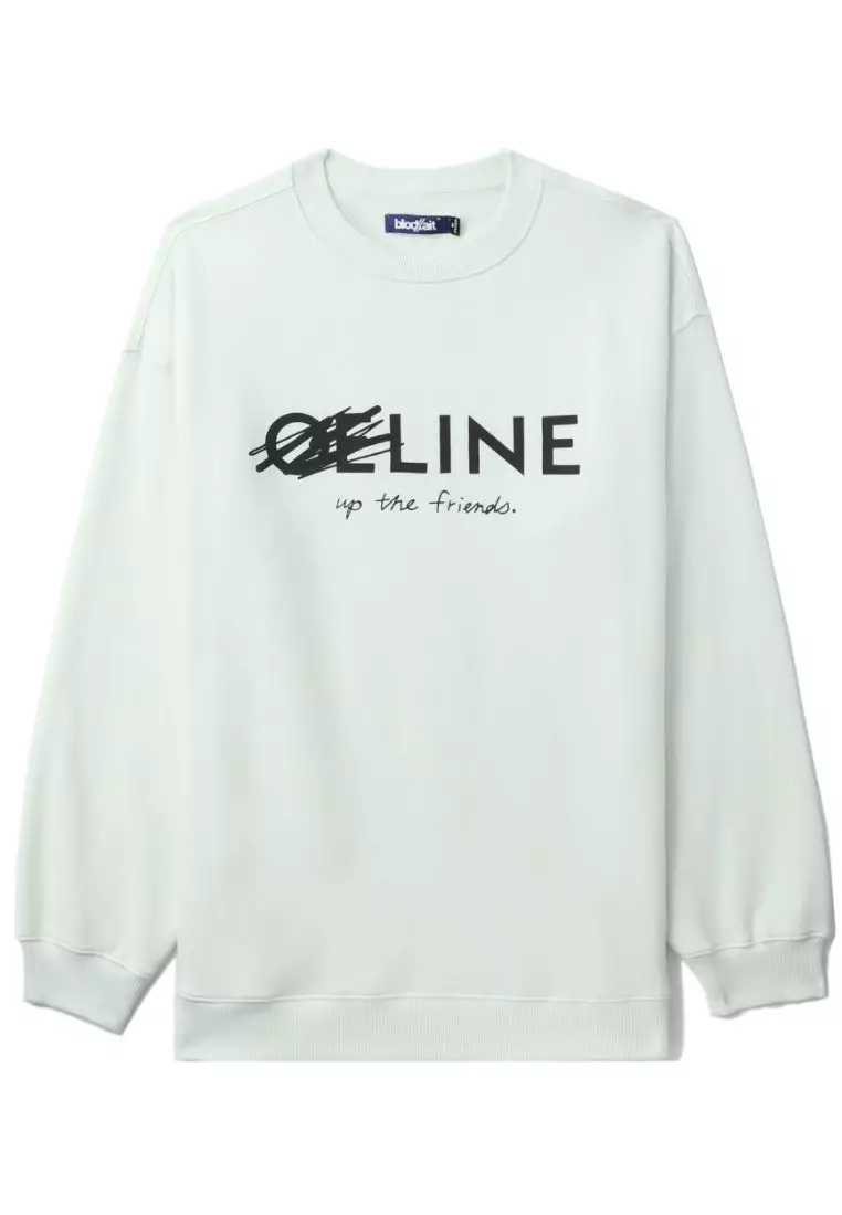 Friends white new arrivals sweatshirt