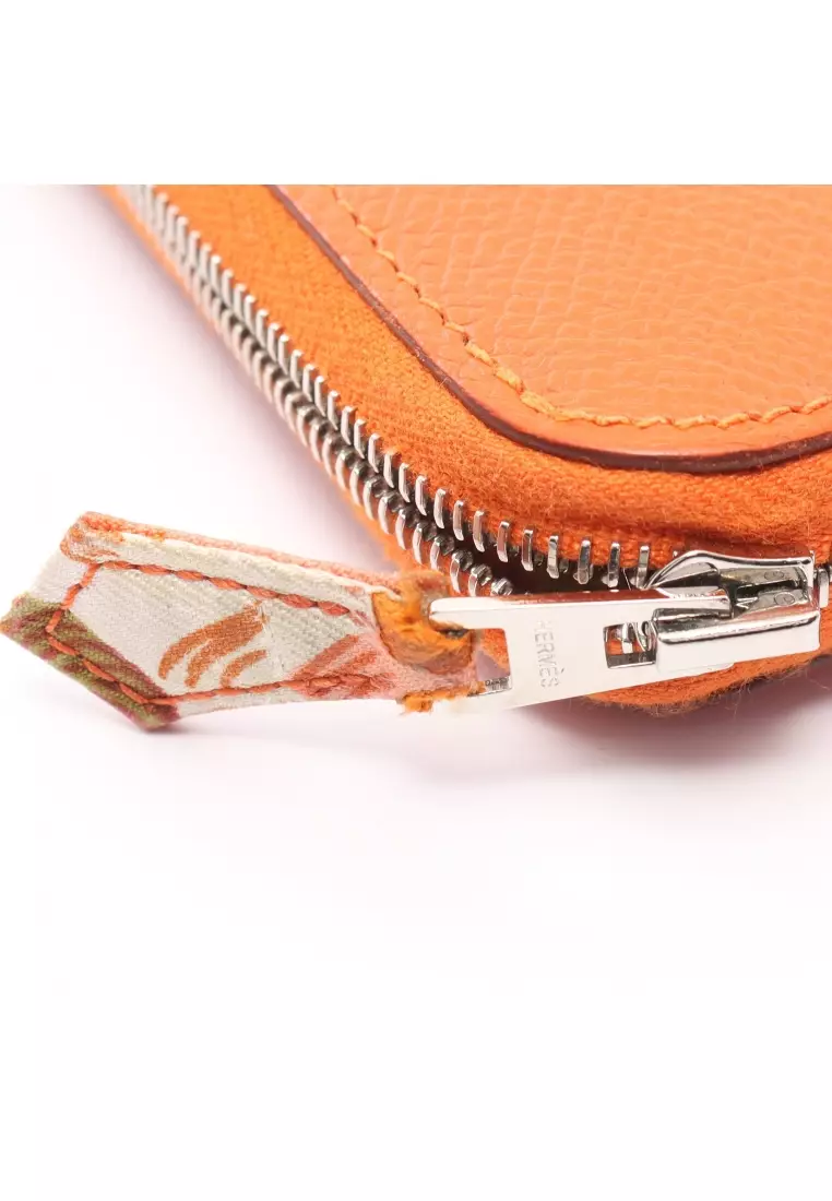 Hermes Silk-In Long Wallet Rose Azalee Epsom / Orange Poppy – ＬＯＶＥＬＯＴＳＬＵＸＵＲＹ