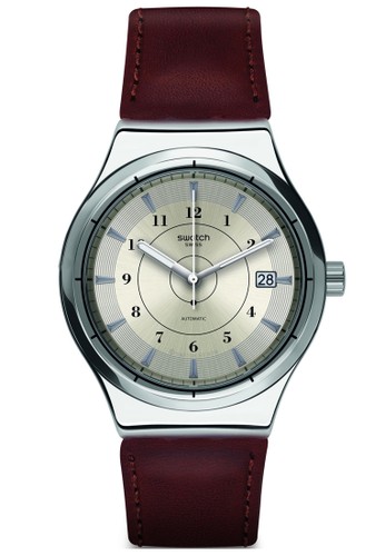 Swatch Jam Tangan Pria Casual YIS400 - Silver