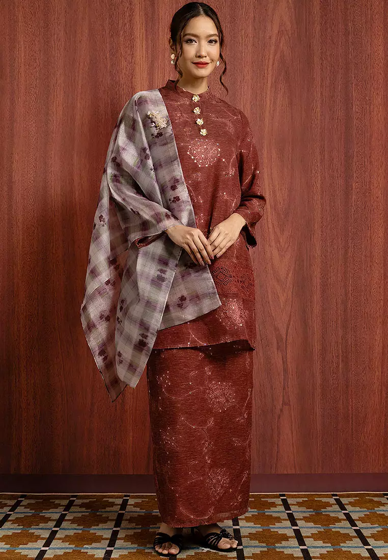 MAYSA KURUNG SET WITH SHAWL