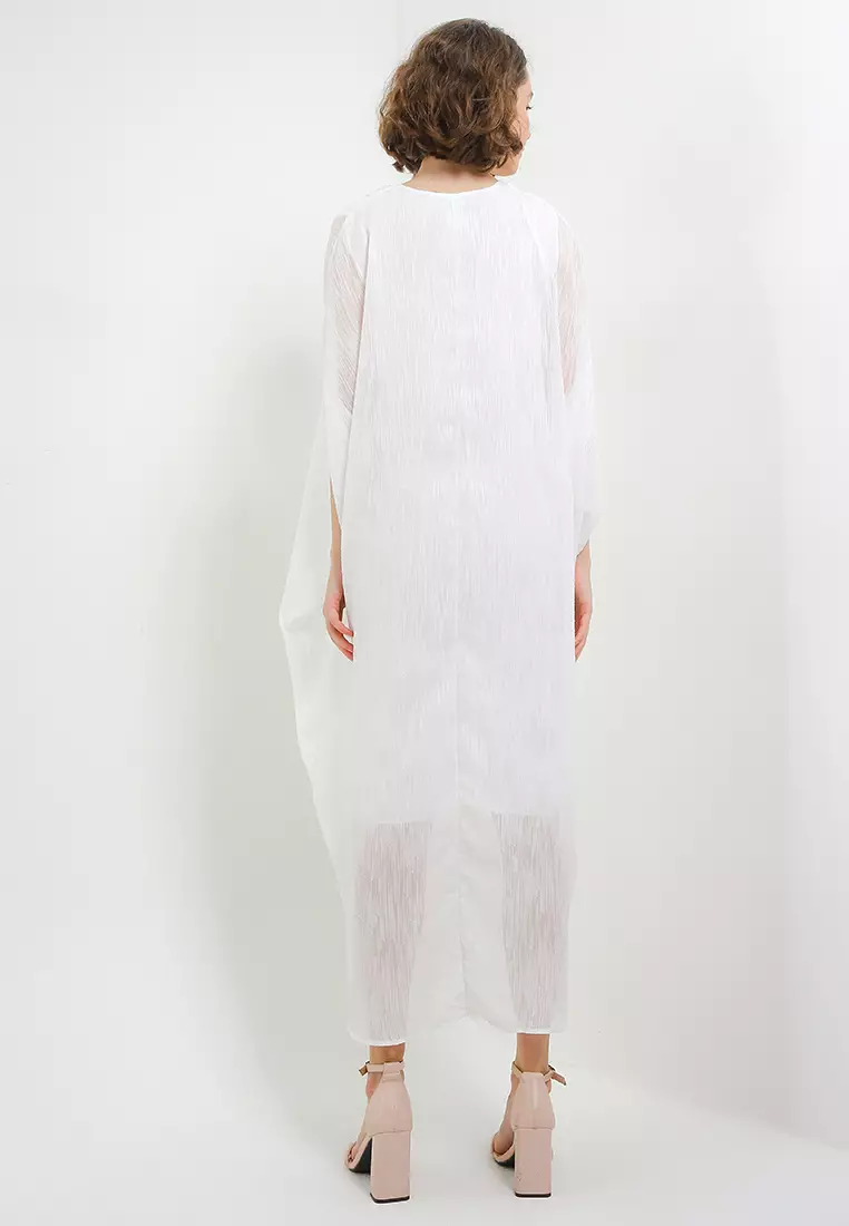 Sequined Lace Detail Kaftan