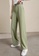 XAFITI 綠色 女士夏季高腰抽繩束腰薄款休閒褲 - 淺綠色 9D438AA34457B1GS_3