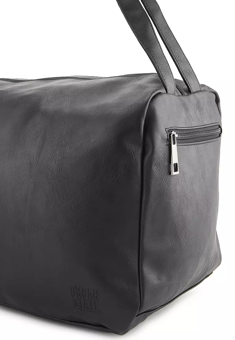 Distressed Leather Concept Duffel Bag