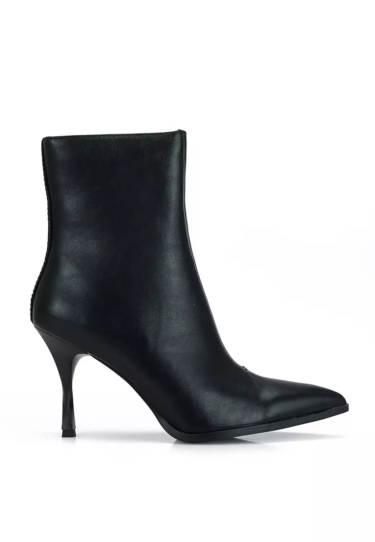 Kitten heel ankle sock boots sale