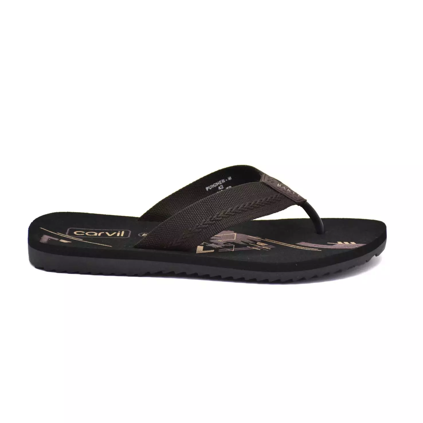 Carvil Sandal Pria Puicher-M Brown