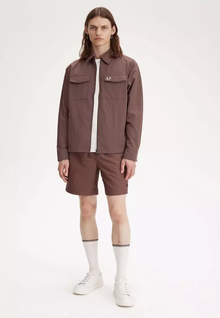 Buy Fred Perry Fred Perry M5684 Zip Oversize Long Sleeve