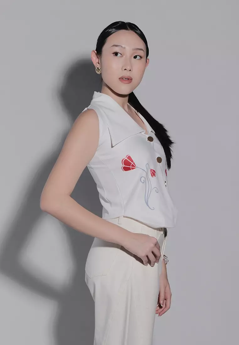 Holiday 2025 Ikshan Sleeveless# Top