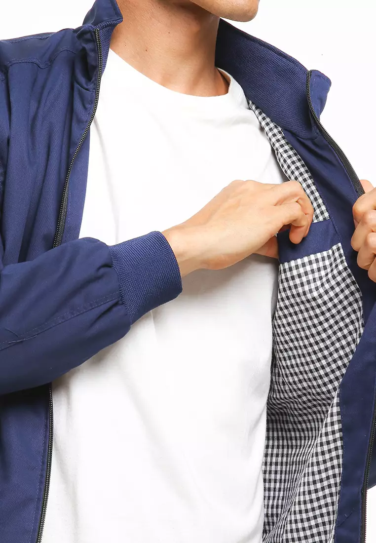 GRAHANGGRA Jaket Harington American Drill - Navy Blue