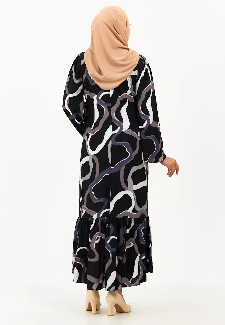 Mable Printed Dress