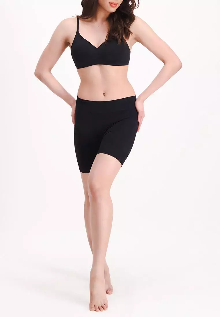 Women's Seamless Shapewear Cycling Shorts Light Support