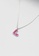 ZITIQUE pink Women's Little Diamond Studded Heart Necklace - Pink 9ED2EAC77F3708GS_3