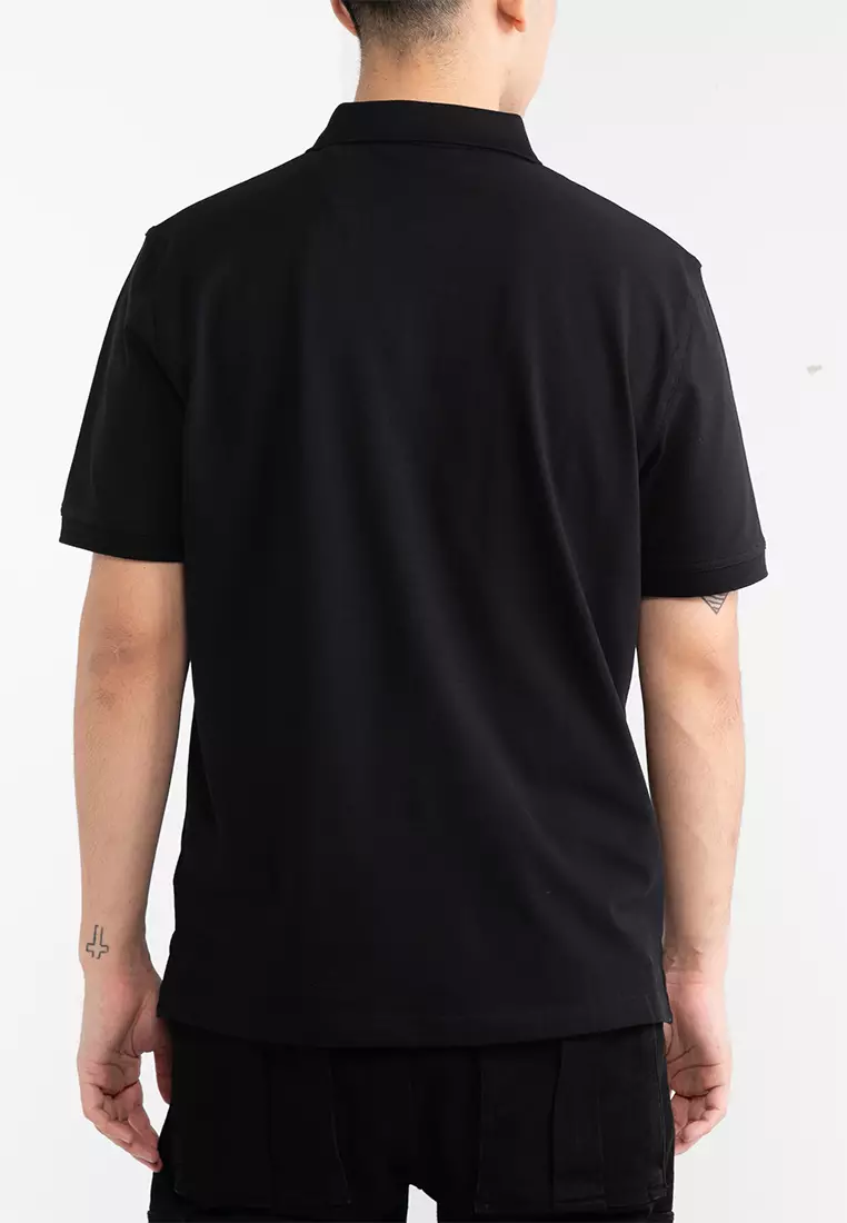 Contrast Pique Polo Shirt