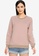 Timberland pink Sleeve Linear Logo Sweatshirt 3208DAAE3C91F2GS_1