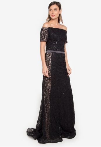zalora long gown