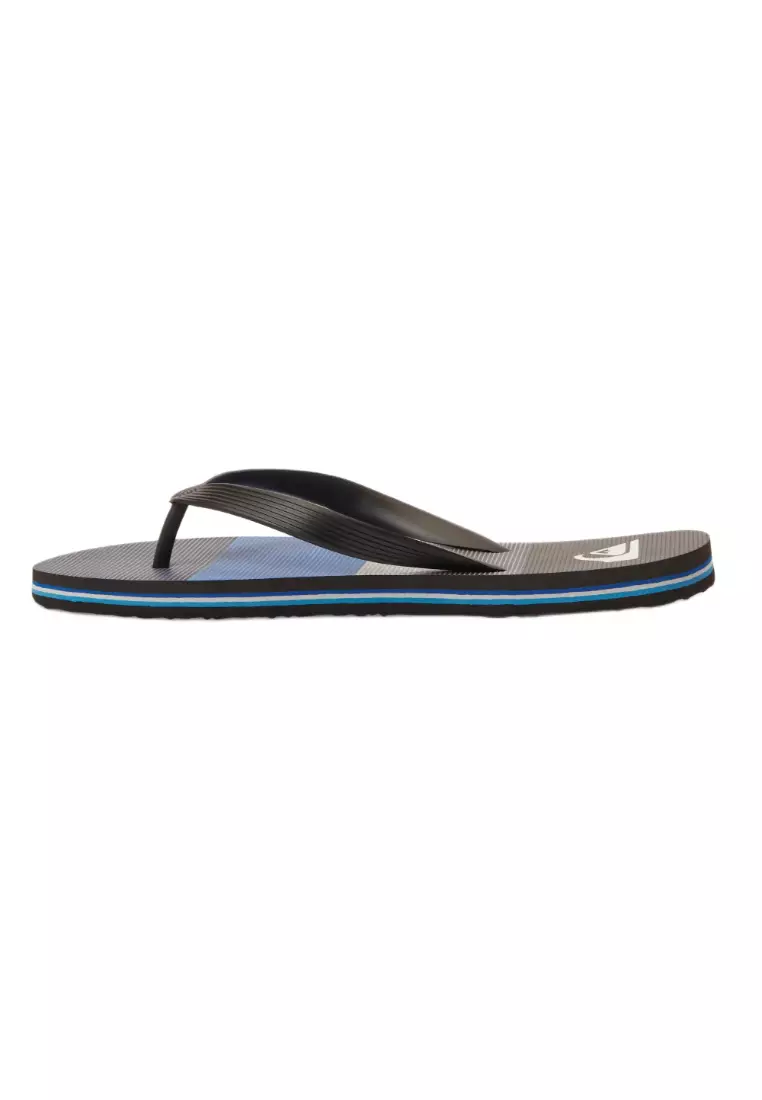 Mens Molokai Stripe Beach Flip Flops