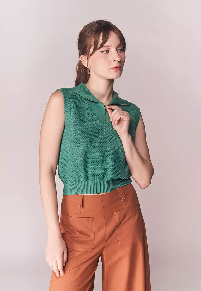 Solstice Belta Sleeveless Top